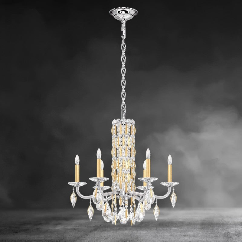 Siena 6-light Crystal Chandelier 24"
